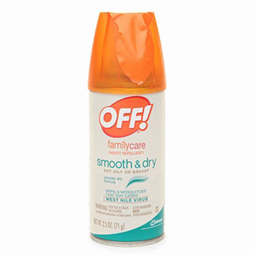 Off Familycare Smooth And Dry Aerosol Insect Repellent, 2.5 Oz